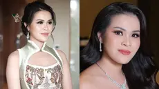 Lihat di sini potret detail makeup Chen Giovani di rangkaian acara pernikahannya dengan anak bungsu Hotman Paris, Fritz Hutapea.