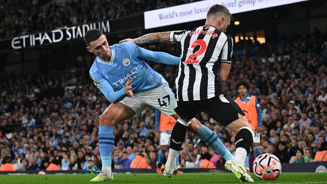 Man City Vs Newcastle United di Liga Inggris