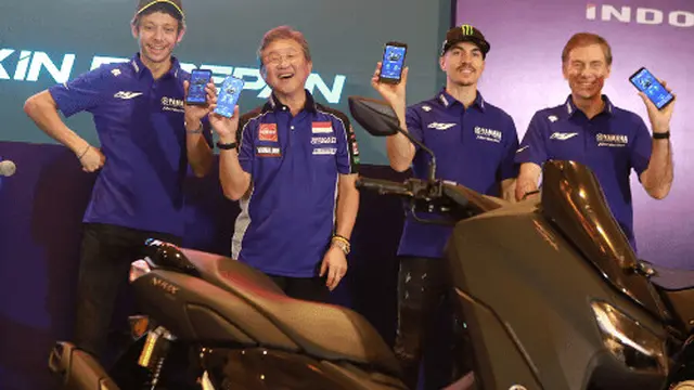 Gandeng Valentino Rossi dan Maverick Vinales, Yamaha Akhirnya Launching Aplikasi Y-Connect