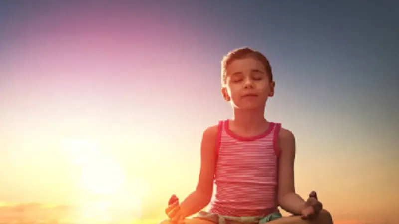 Ilustrasi yoga anak (iStock)