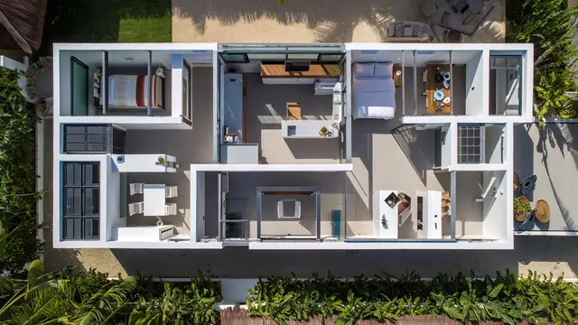 Desain Rumah 1 Lantai dengan Konsep Terbuka (Foto: Reve.com)
