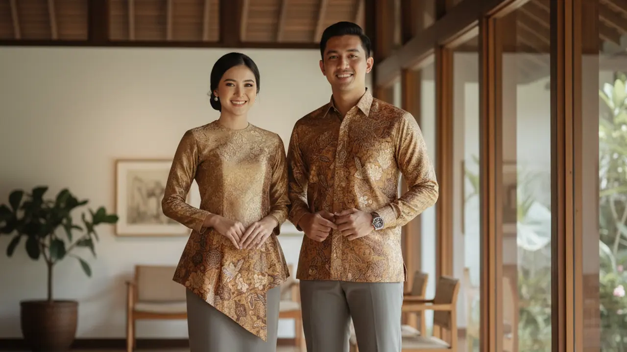 Atasan Batik Couple