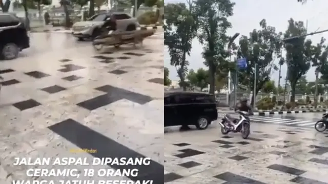 Jalan di Medan Dikeramik