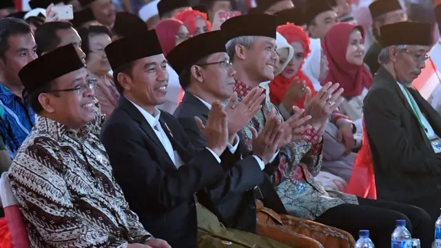 Jokowi di Halal Bihalal PWNU Jateng