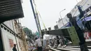 Pasar ini nanti akan dilengkapi hotel bintang tiga, dan terkoneksi dengan stasiun KA maupun Halte Transjakarta, Selasa (28/10/2014). (Liputan6.com/Faizal Fanani) 