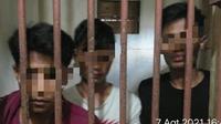 Tiga pelaku bajing loncat di Maninjau ditangkap polisi. (Liputan6.com/ ist)