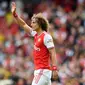 David Luiz ketika membela Arsenal. (AFP/Daniel Leal-Olivas)