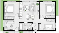 7 Desain Rumah 2 Kamar di Lahan 60 Meter Terbaru 2025, Hunian Fungsional dan Modern