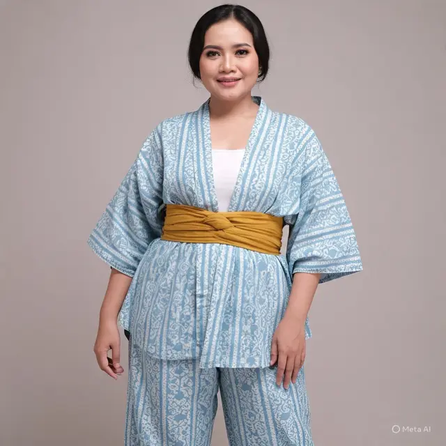 Model Batik Wanita Oversized