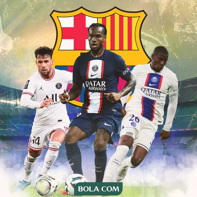 Barcelona - Juan Bernat, Renato Sanches, Nordi Mukiele