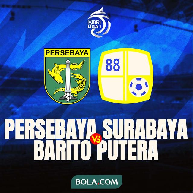 BRI Liga 1- Persebaya Surabaya Vs Barito Putra