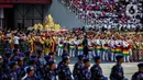 Selain puncak perayaan HUT Bhayangkara, Polri juga menggelar pameran hingga festival rakyat, salah satunya layanan perpanjangan SIM. (Liputan6.com/Johan Tallo)