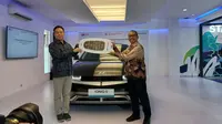 Handover Ceremony Hyundai IONIQ5 kepada Kementerian Sekretariat Negara (Kemensetneg). (Liputan6.com/Fachri)