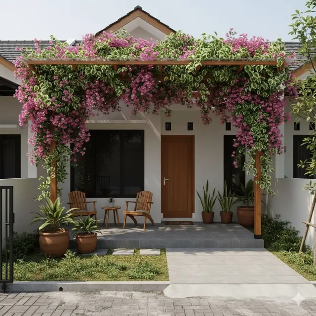 Inspirasi Desain Teras Rumah Tipe 36 Minimalis dengan Kanopi Terbaru 2025