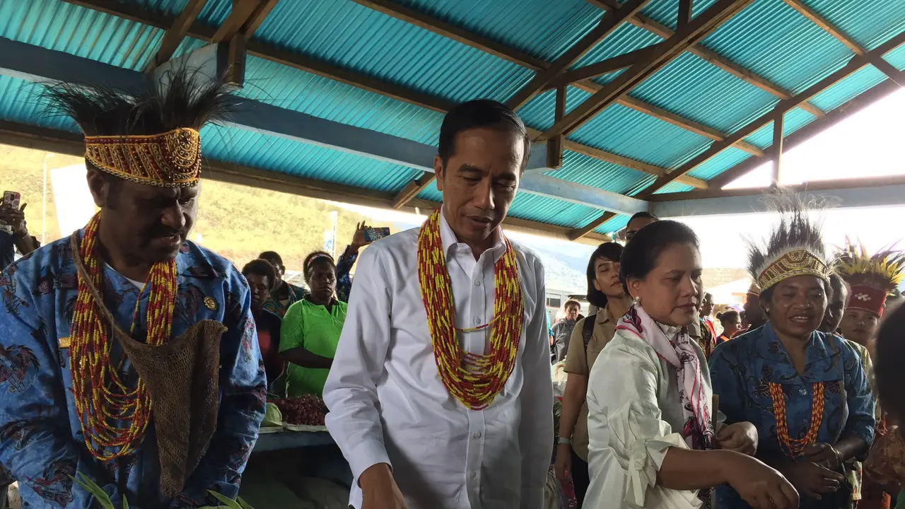 Presiden Jokowi dan Ibu Negara Iriana Jokowi