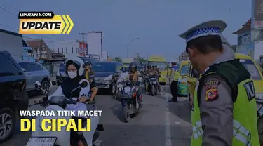 Kontributor Cirebon, Panji Prayitno melaporkan secara langsung situasi lalu lintas di Cirebon.