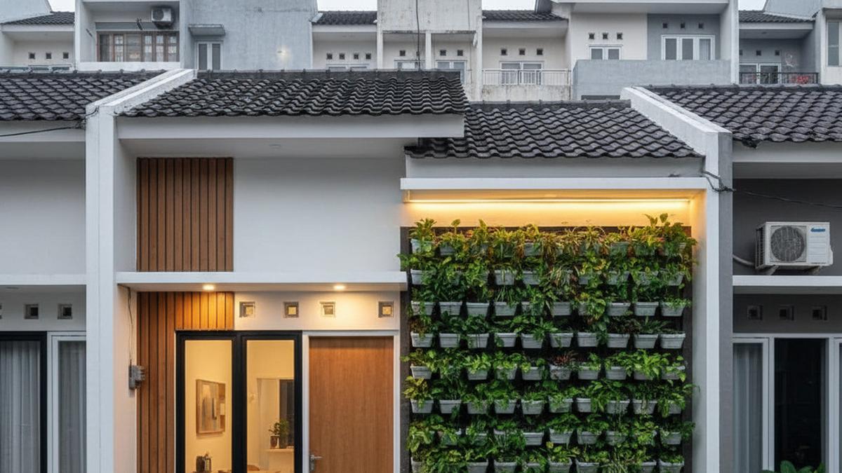 7 Gambar Rumah Kecil Tanpa Halaman yang Tetap Nyaman, Desain Praktis untuk Lahan Terbatas
