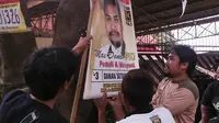 Hari Tenang Pemilu, Caleg PKS Sibuk Bersihkan Atribut Kampanye