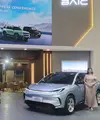 Momen peluncuran BAIC T1 di GIIAS 2026. (Liputan6.com)