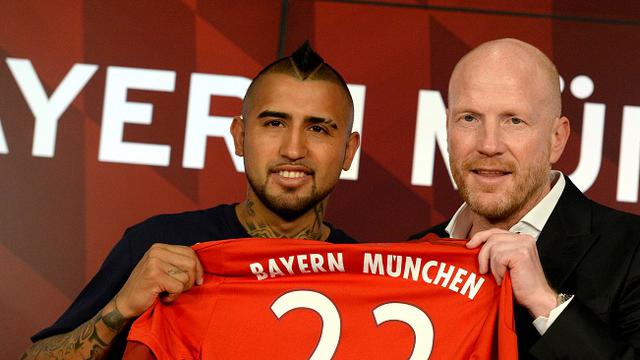 Arturo Vidal gabung Bayern Munchen (EPA/SVEN HOPPE)