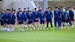 Kroasia lolos ke Euro 2024 usai menempati posisi kedua di grup D babak kualifikasi. (Christophe SIMON/AFP)