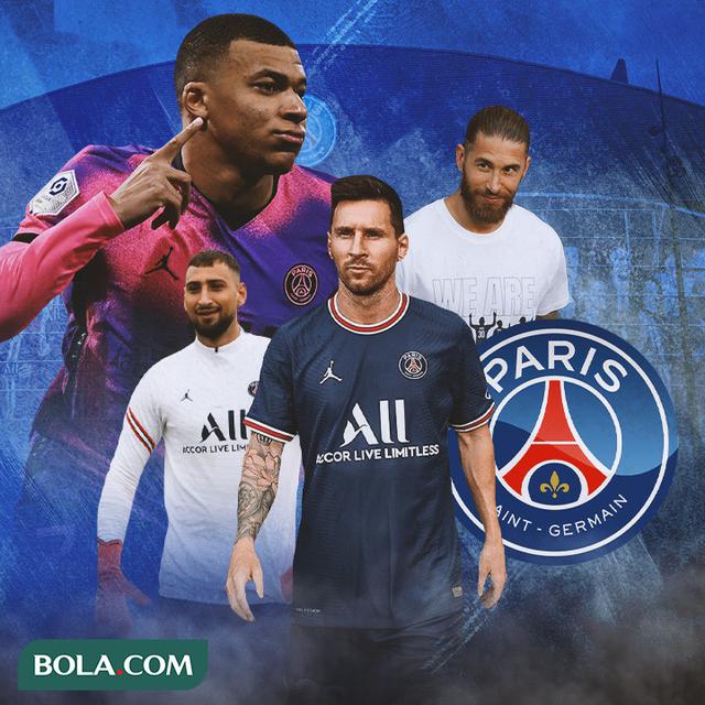 PSG - Ilustrasi Bintang-bintang Mahal PSG