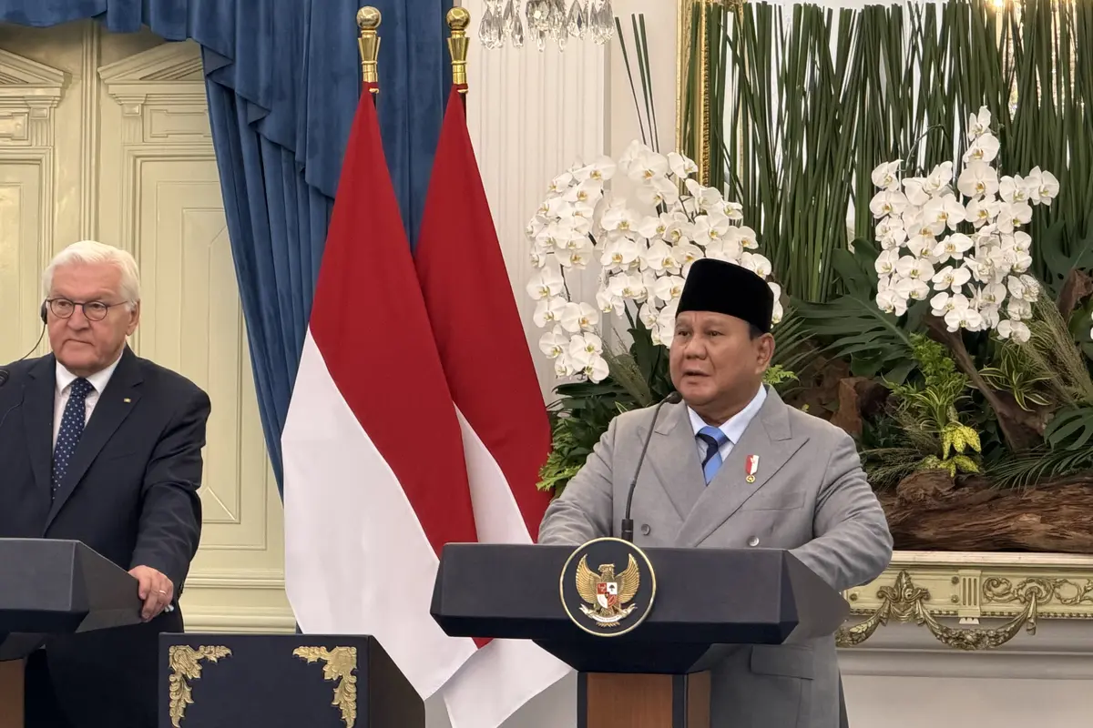 Presiden Prabowo Subianto bertemu Presiden Jerman Steinmeier di Istana