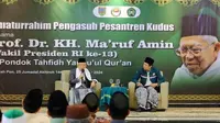 Temui Ratusan Ulama di Kudus, Ma’ruf Amin Minta Kiai Tak Abai Politik
