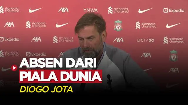 VIDEO: Jurgen Klopp Membenarkan Diogo Jota Tak Bisa Tampil di Piala Dunia 2022 Akibat Cedera