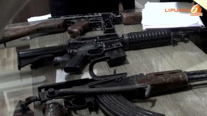 5 Senjata Laras Panjang Ditemukan di Kebayoran Baru News 