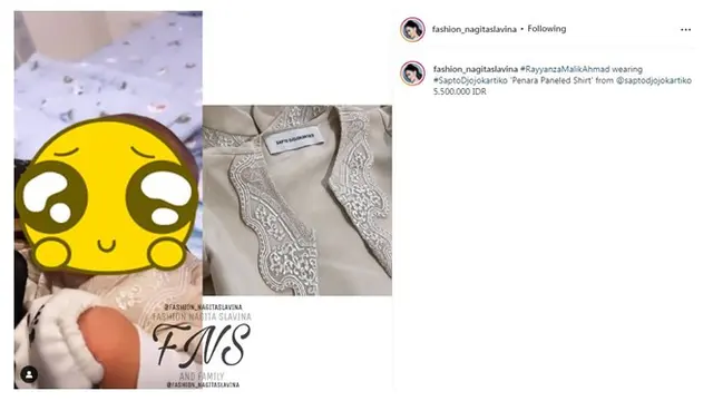 Anak Sultan, 8 Koleksi Baju Rayyanza Malik Ahmad Ini Ditaksir Capai Puluhan Juta