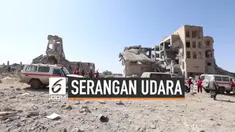 Koalisi militer pimpinan Arab Saudi menyerang sebuah penjara di Yaman. Setidaknya 100 orang dinyatakan tewas, dan puluhan lainnya luka-luka.