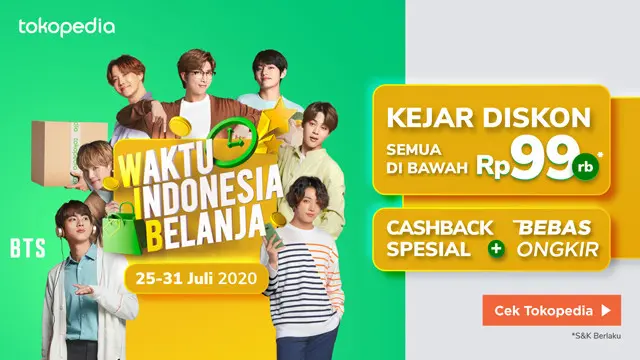 Waktu Indonesia Belanja Tokopedia.