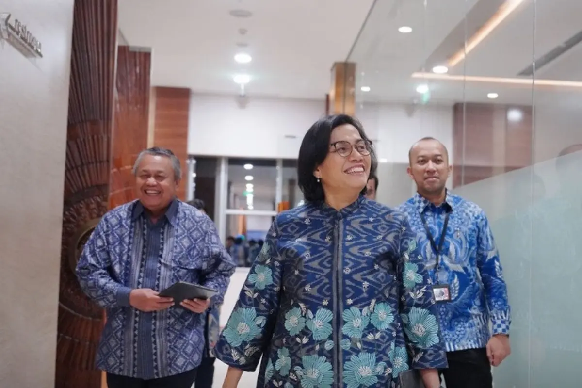 Menteri Keuangan Sri Mulyani Indrawati melakukan sosialisasi PP Nomor 36 Tahun 2023 tentang Devisa Hasil Ekspor dari Kegiatan Pengusahaan, Pengelolaan, dan/atau Pengolahan Sumber Daya Alam. (instagram pribadi Sri Mulyani @smindrawati)