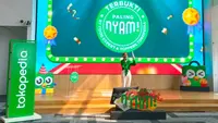 Tokopedia mengadakan ajang apresiasi tahunan Terbukti NYAM! 2023 untuk pelaku usaha lokal kuliner terbaik. (dok. Liputan6.com/Farel Gerald)