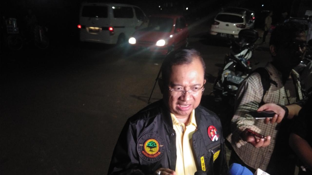 Wakil Ketua Badan Pemenangan Nasional (BPN) Prabowo Subianto-Sandiaga, Priyo Budi Santoso saat Tiba di Kediaman Prabowo Subianto, Kebayoran Baru, Jakarta Selatan. (Foto: Ady Anugrahadi)