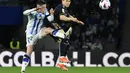 Los Blancos makin nyaman di pucuk klasemen sementara La Liga dan makin dekat mengunci gelar juara Liga Spanyol. (AP Photo/Alvaro Barrientos)