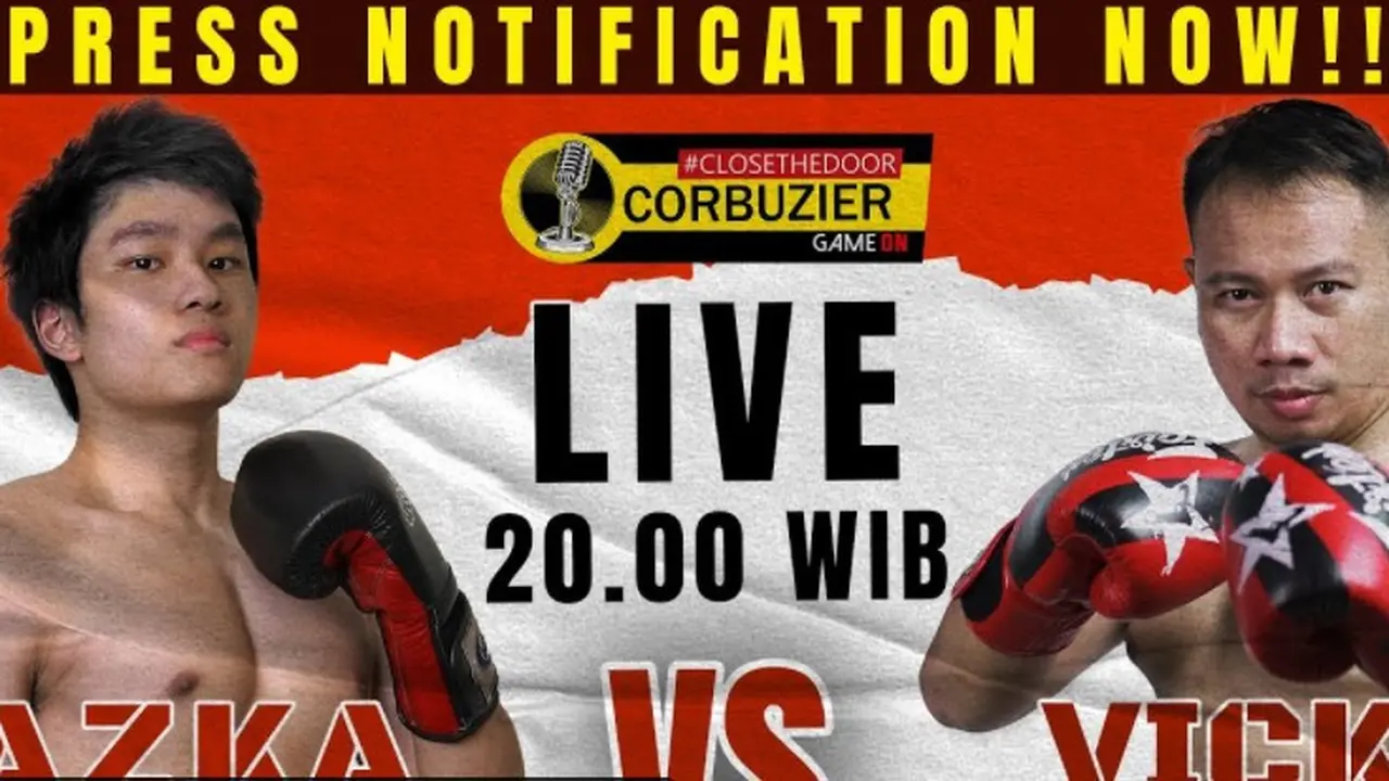 Pertandingan tinju Azka Corbuzier melawan Vicky Prasetyo (YouTube)