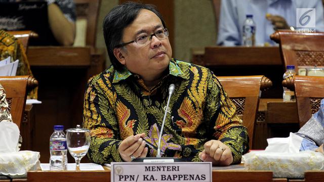 Menteri PPN/Kepala Bappenas Bambang Brodjonegoro.