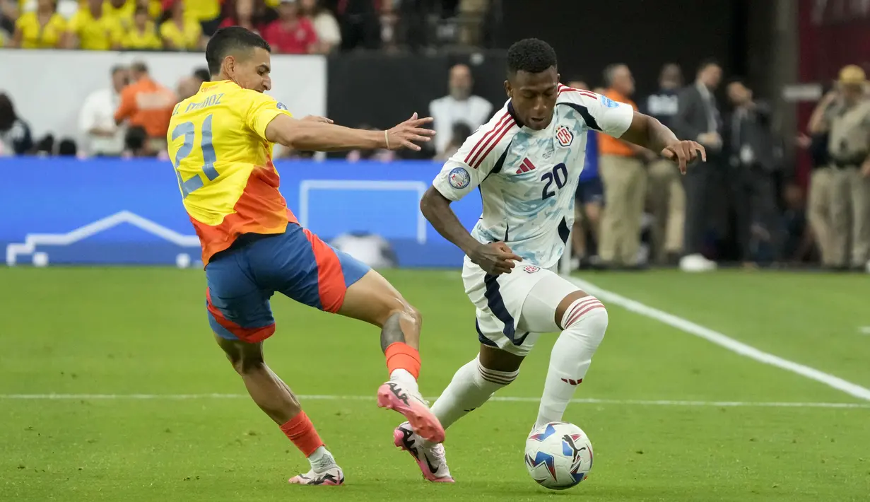Los Cafeteros kini berada di puncak Grup D Copa America 2024 dengan bekal enam angka. (AP Photo/Rick Scuteri)