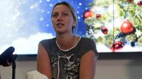Petra Kvitova bertekad kembali bermain tenis setelah mengalami luka setelah diserang dengan pisau oleh penyusup yang masuk ke rumahnya. (Reuters/W. Cherny)