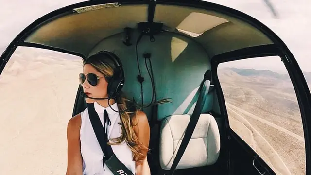 Luana Torres, Pilot Helikopter Cantik Viral Asal Brazil (sumber: instagram/@pilotluana)