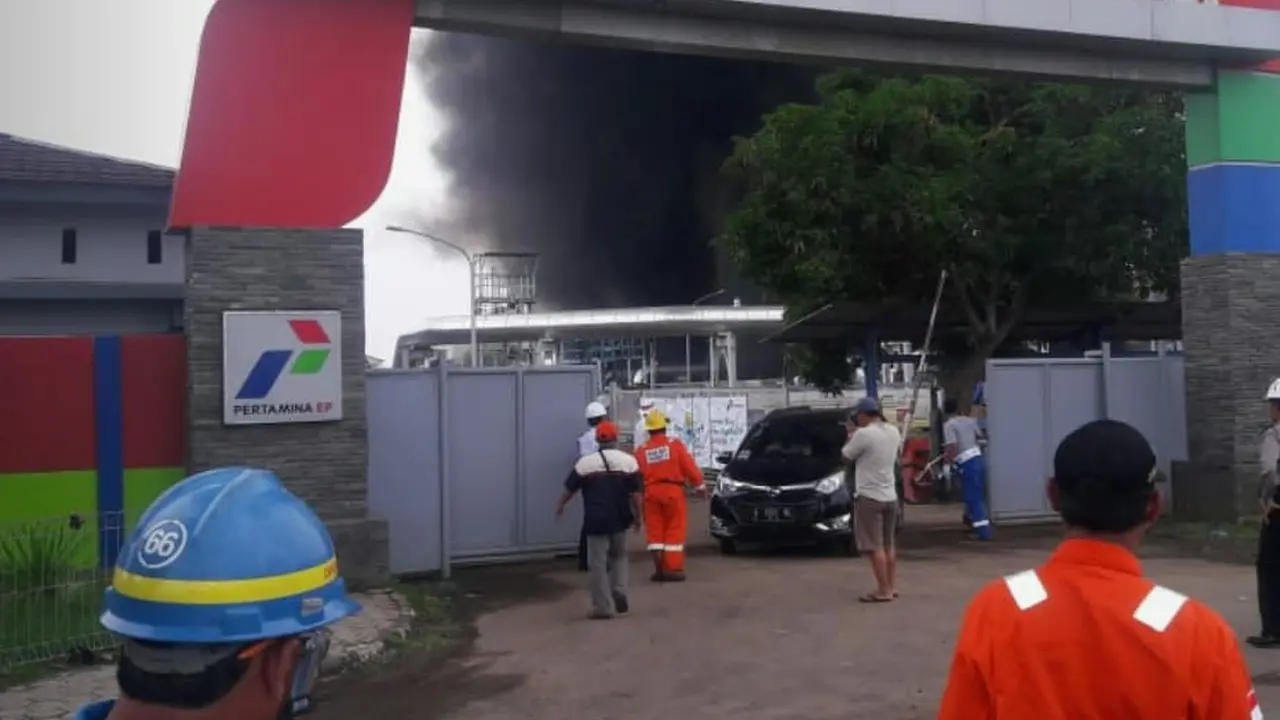 Pertamina Balongan Terbakar