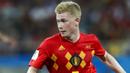 7. Kevin De Bruyne (Belgia) - Pemain berusia 27 tahun ini adalah salah satu gelandang terbaik di dunia saat ini. Gelar juara dunia untuk Belgia bisa membuat pemain Manchester City itu mendapatkan penghargaan Ballon d'Or. (AP/Pavel Golovkin)