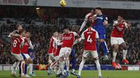 Arsenal menelan kekalahan 0-2 dari West Ham United pada laga pekan ke-19 Premier League di Stadion Emirates, Jumat (29/12/2023) dini hari WIB. (Ian Kington / IKIMAGES / AFP)