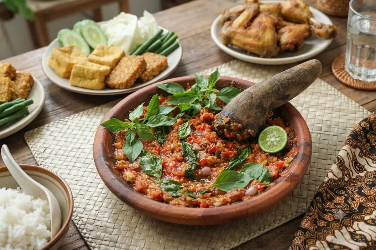 Cara Membuat Sambal Kemangi Terasi