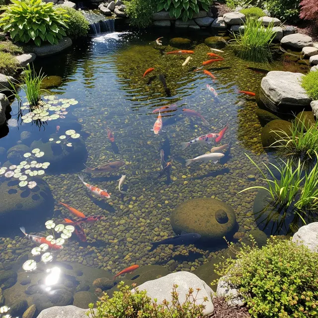 Kolam Ikan (AI Generated)