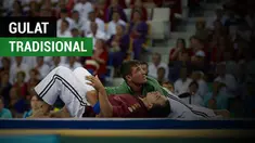 Berita video gulat tradisional Asian Indoor and Martial Arts Games 2017 pada Senin (18/9/2017).