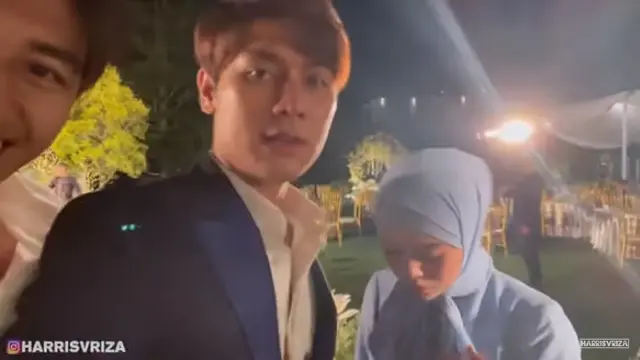 6 Potret Rizky Billar dan Lesty Kejora di Resepsi Pernikahan Ali dan Margin Wieheerm