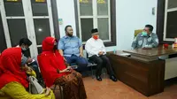Syamsir Alam, menemui Ketua Tim Pemenangan Akhyar Nasution-Salman Alfarisi (AMAN), Ibrahim Tarigan